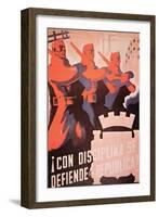 The Republic Is Defended with Discipline-Parrilla-Framed Art Print