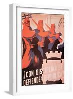 The Republic Is Defended with Discipline-Parrilla-Framed Art Print