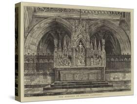 The Reredos in Exeter Cathedral-Henry William Brewer-Stretched Canvas