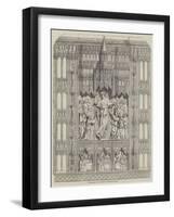 The Reredos in the Cloister of Sherborne Minster-null-Framed Giclee Print