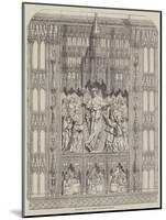 The Reredos in the Cloister of Sherborne Minster-null-Mounted Giclee Print