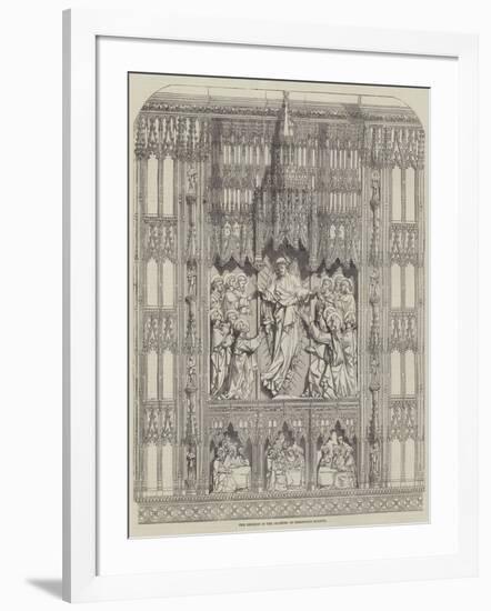 The Reredos in the Cloister of Sherborne Minster-null-Framed Giclee Print