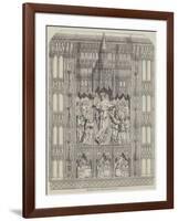 The Reredos in the Cloister of Sherborne Minster-null-Framed Giclee Print