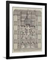 The Reredos in the Cloister of Sherborne Minster-null-Framed Giclee Print