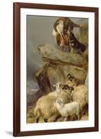 The Rescue, 1883-Richard Ansdell-Framed Giclee Print