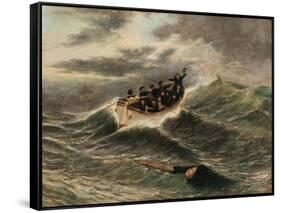 The Rescue, C.1860-James Shaw-Framed Stretched Canvas