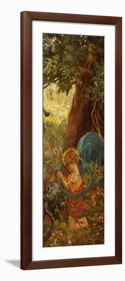 The Rescue, circa 1890-95-Arthur Hughes-Framed Giclee Print