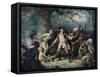 The Rescue of Major Israel Putnam-Jean Leon Gerome Ferris-Framed Stretched Canvas