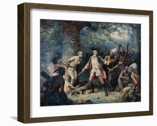 The Rescue of Major Israel Putnam-Jean Leon Gerome Ferris-Framed Giclee Print