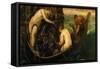 The Rescue of Princess Arsinoe-Jacopo Robusti Tintoretto-Framed Stretched Canvas