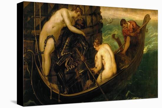 The Rescue of Princess Arsinoe-Jacopo Robusti Tintoretto-Stretched Canvas