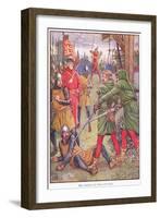 The Rescue of Will Stuteley, C.1920-Walter Crane-Framed Giclee Print
