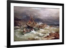 The Rescue-Richard Bridges Beechey-Framed Giclee Print