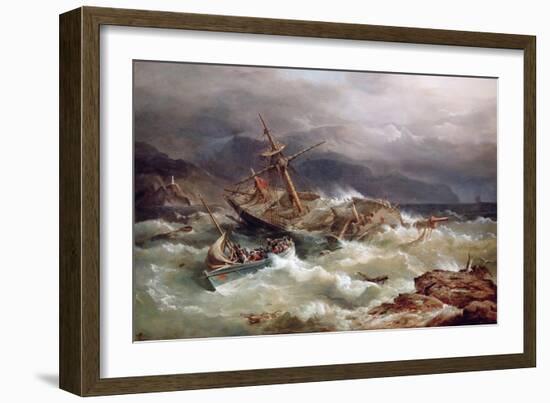 The Rescue-Richard Bridges Beechey-Framed Giclee Print