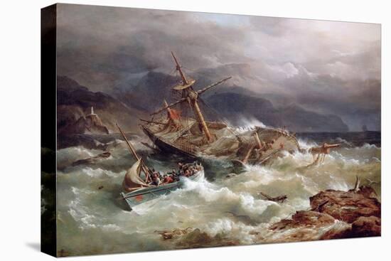 The Rescue-Richard Bridges Beechey-Stretched Canvas