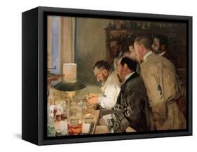 The Research-Joaquín Sorolla y Bastida-Framed Stretched Canvas