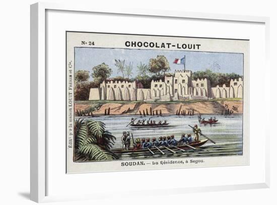 The Residence at Segou, French Sudan-null-Framed Giclee Print