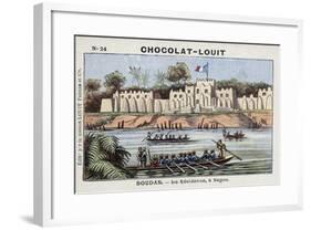 The Residence at Segou, French Sudan-null-Framed Giclee Print