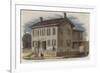 The Residence of Abraham Lincoln-null-Framed Giclee Print