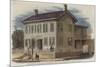 The Residence of Abraham Lincoln-null-Mounted Giclee Print