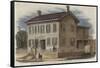 The Residence of Abraham Lincoln-null-Framed Stretched Canvas