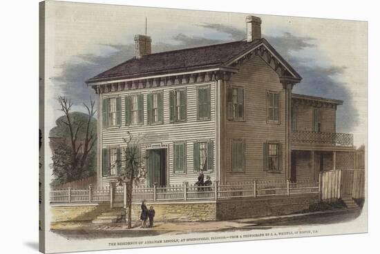 The Residence of Abraham Lincoln-null-Stretched Canvas
