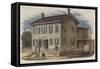 The Residence of Abraham Lincoln-null-Framed Stretched Canvas