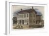 The Residence of Abraham Lincoln-null-Framed Giclee Print