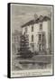 The Residence of Mr Fawcett at Cambridge, 18, Brookside, Where He Died-null-Framed Stretched Canvas