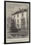 The Residence of Mr Fawcett at Cambridge, 18, Brookside, Where He Died-null-Framed Giclee Print