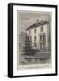 The Residence of Mr Fawcett at Cambridge, 18, Brookside, Where He Died-null-Framed Giclee Print