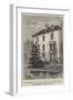 The Residence of Mr Fawcett at Cambridge, 18, Brookside, Where He Died-null-Framed Giclee Print