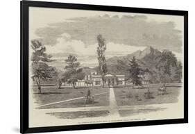 The Residence of the British Envoy, at Khatmandham, Nepaul-null-Framed Giclee Print