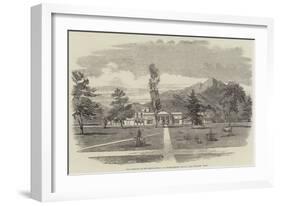 The Residence of the British Envoy, at Khatmandham, Nepaul-null-Framed Giclee Print