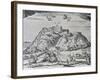 The Residence of the Dalai Lama, Potala Palace in Lhasa, Ca 1660, Engraving from China Illustrated-Athanasius Kircher-Framed Giclee Print