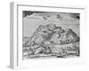 The Residence of the Dalai Lama, Potala Palace in Lhasa, Ca 1660, Engraving from China Illustrated-Athanasius Kircher-Framed Giclee Print