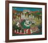 The Residenz-Fountain at Salzburg-Gottfried Kumpf-Framed Art Print