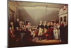 The Resignation of George Washington on 23rd December 1783, C.1822-John Trumbull-Mounted Giclee Print