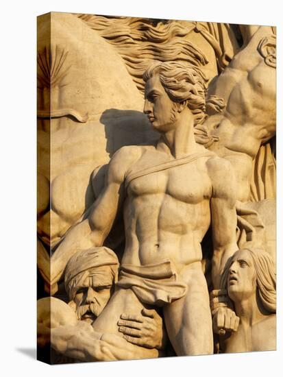 The Resistance by Antoine Etex, Dating from 1814, Sculpture on the Arc De Triomphe, Paris, France,-Godong-Stretched Canvas