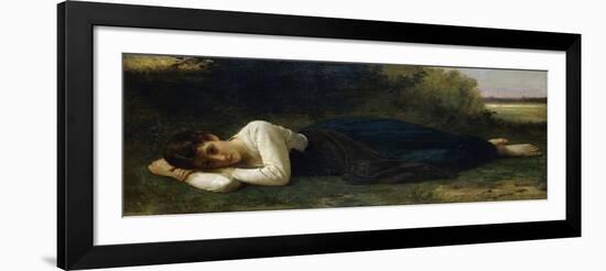 The Rest, 1880-William Adolphe Bouguereau-Framed Giclee Print
