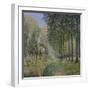 The Rest by the Stream. Edge of the Wood, 1872-Alfred Sisley-Framed Giclee Print