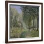 The Rest by the Stream. Edge of the Wood, 1872-Alfred Sisley-Framed Giclee Print