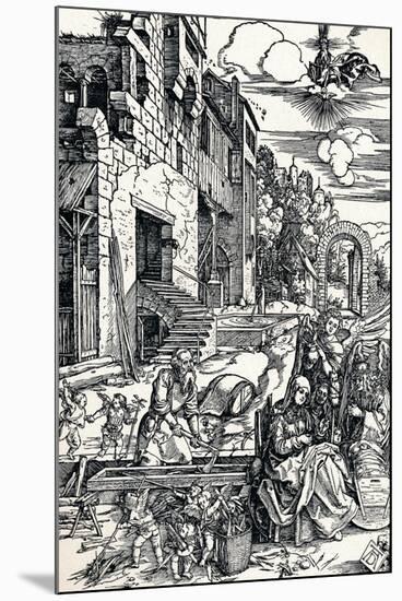 The Rest During the Flight to Egypt, 1506-Albrecht Dürer-Mounted Giclee Print