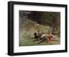 The Rest of a Hunter with Dogs, C1842-1896-Evariste Vital Luminais-Framed Giclee Print