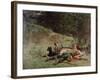 The Rest of a Hunter with Dogs, C1842-1896-Evariste Vital Luminais-Framed Giclee Print