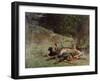 The Rest of a Hunter with Dogs, C1842-1896-Evariste Vital Luminais-Framed Giclee Print