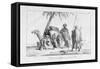 The Rest of the Bedouin Arabs by the Nile, Egypt, 1819-G Engelmann-Framed Stretched Canvas
