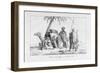 The Rest of the Bedouin Arabs by the Nile, Egypt, 1819-G Engelmann-Framed Giclee Print