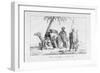 The Rest of the Bedouin Arabs by the Nile, Egypt, 1819-G Engelmann-Framed Giclee Print