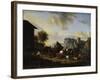 The Rest of the Convoy, 17th Century-Nicolaes Berchem-Framed Giclee Print